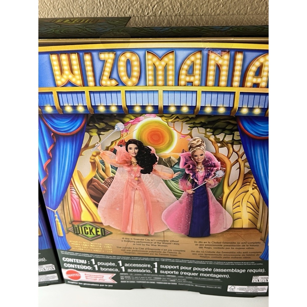 Wicked Dolls Magical Wise Women Duo Broadway Rare Collectable Mattel Brand New - Picture 7 of 16